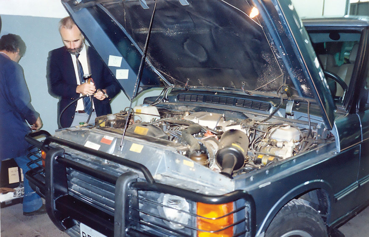 Um dos primeiros Range Rover trazidos pela marca