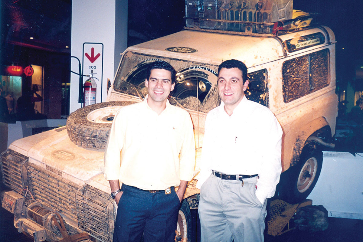 Francisco Magalhães (o Kiko) e Milton Tesserolli 